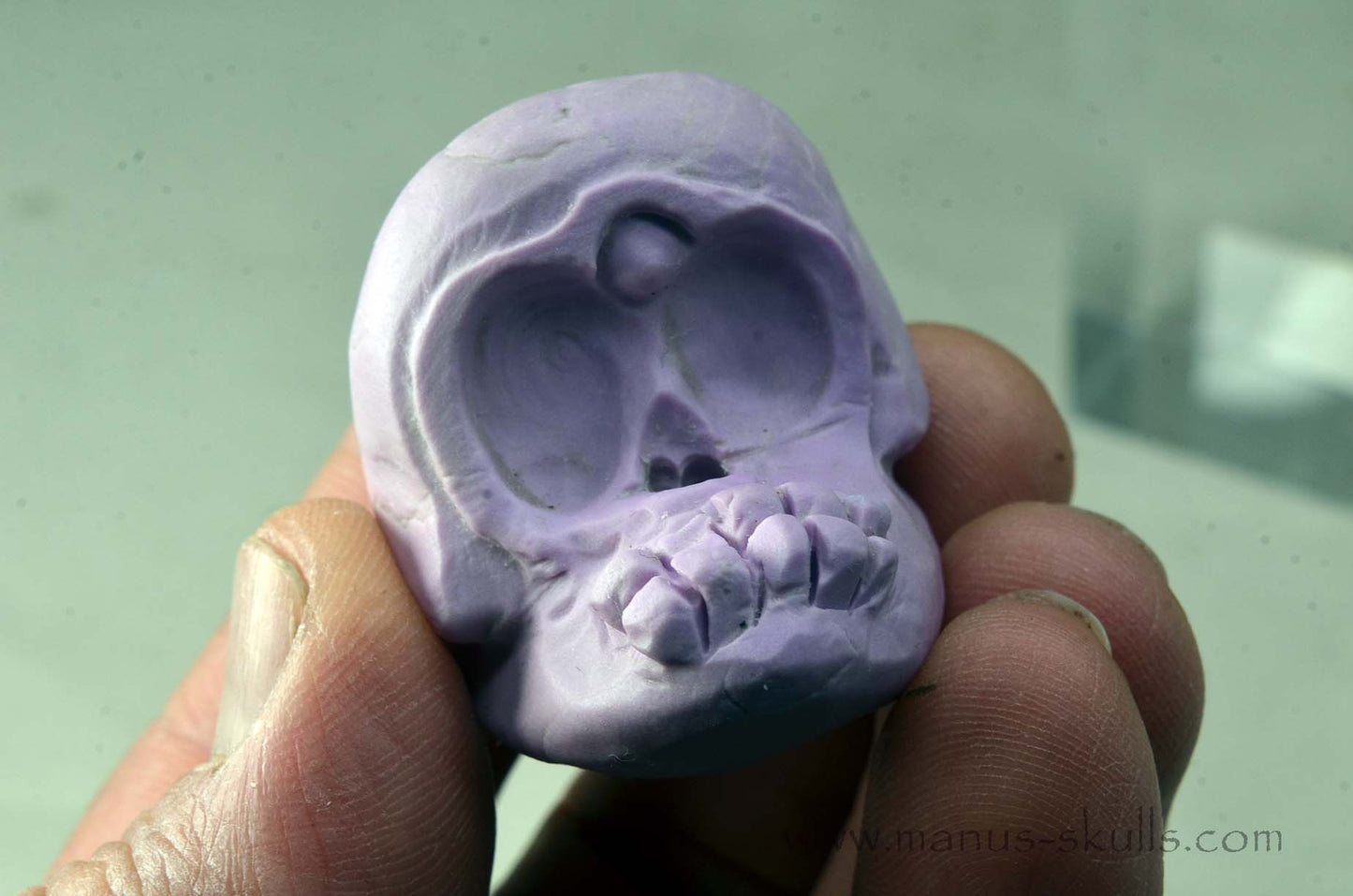 Phosphosiderite Evolian Skull #04