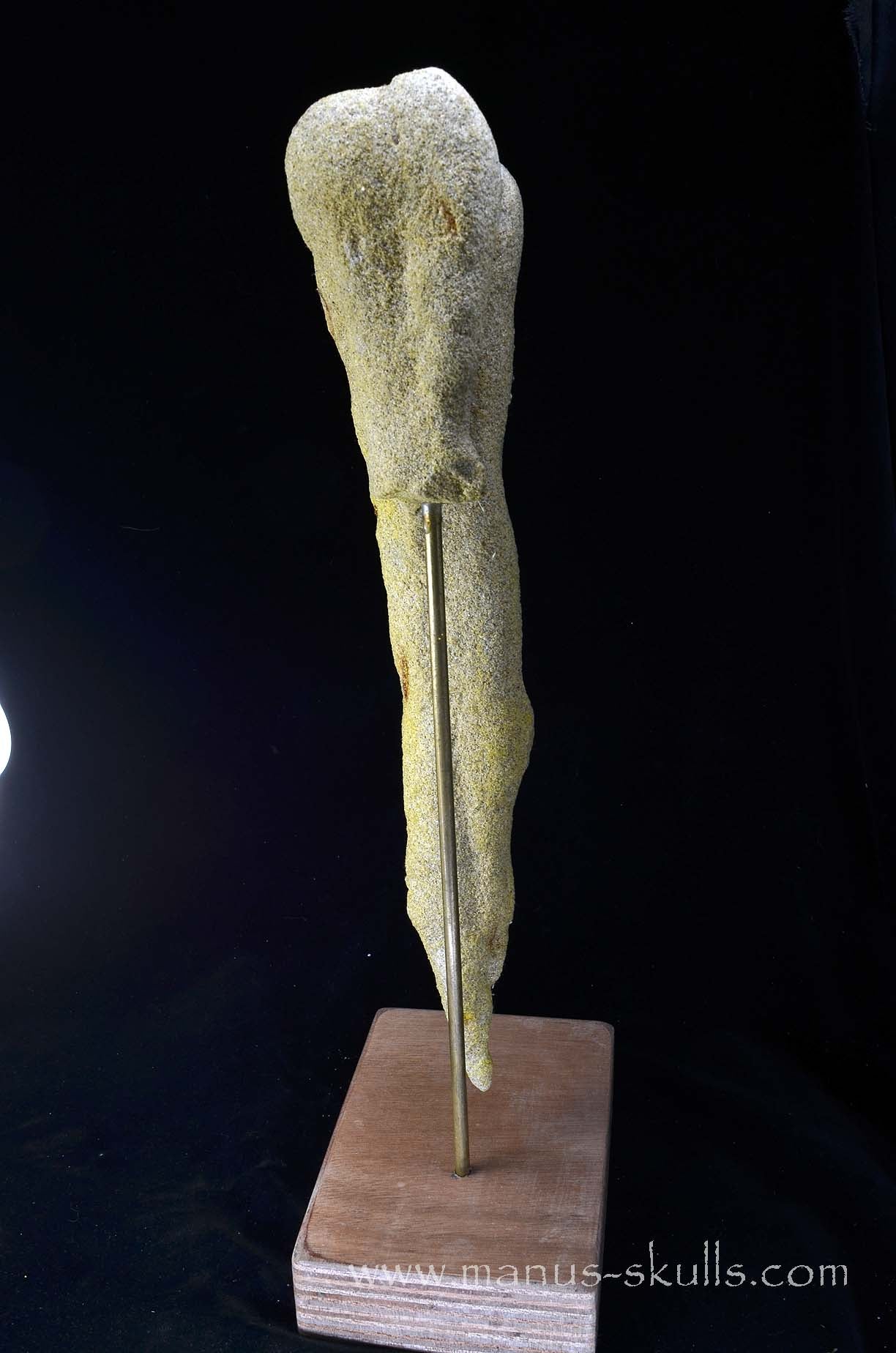 Unique Sandstone Stalactite Tribal Carving