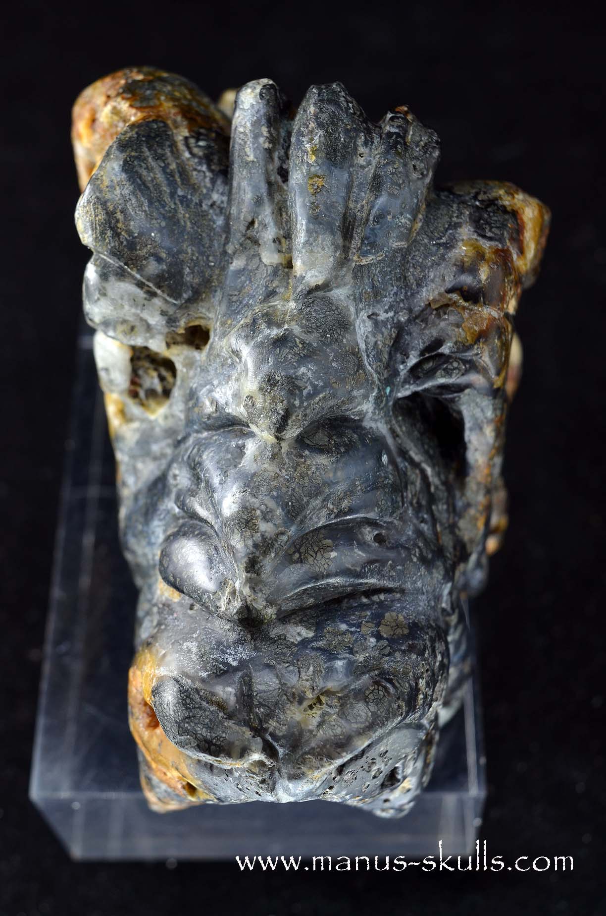 Manus skulls unique Crystal Carvings handmade skulls dragons pendants preseli bluestone tribals spiritual meaning wand Unicorn .. MARCASITE ~ Pyrite
