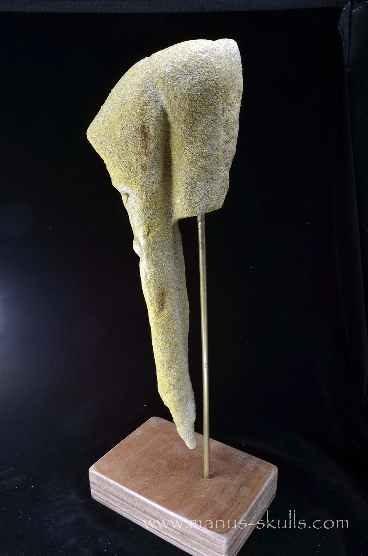 Unique Sandstone Stalactite Tribal Carving