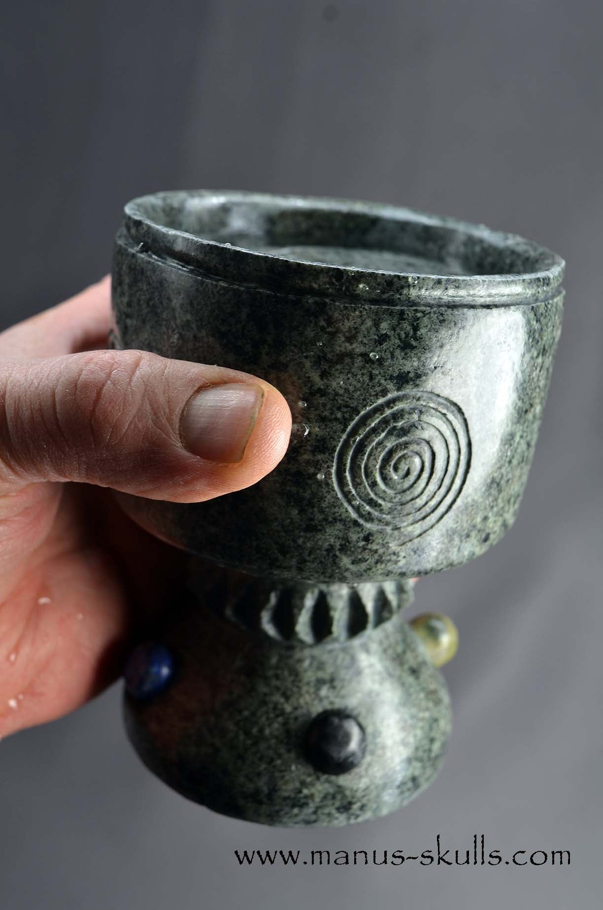 Super Un-Spotted PRESELI BLUESTONE  Chalice