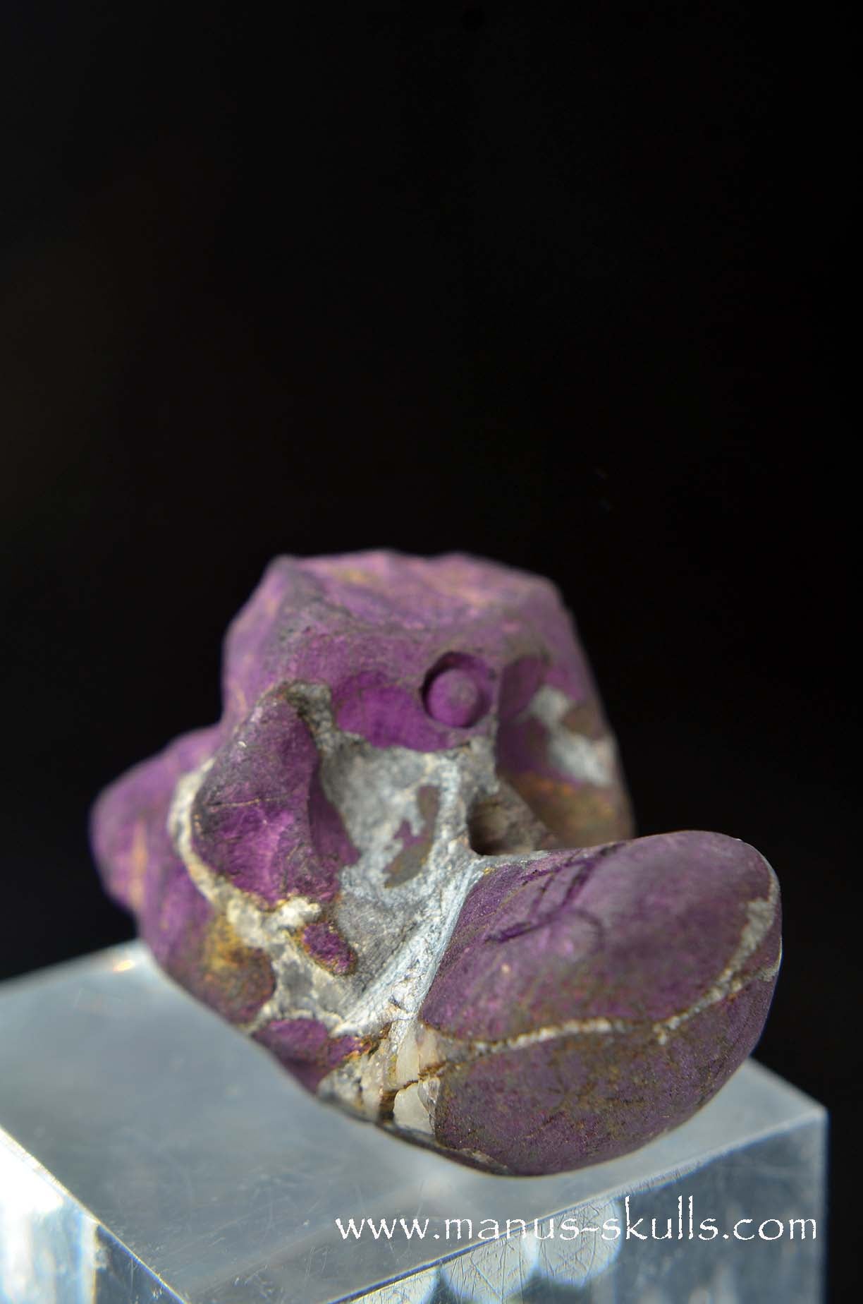 Manus skulls unique Crystal Carvings handmade skulls dragons pendants preseli bluestone tribals spiritual meaning wand Unicorn .. Evolian 2025 purpurite