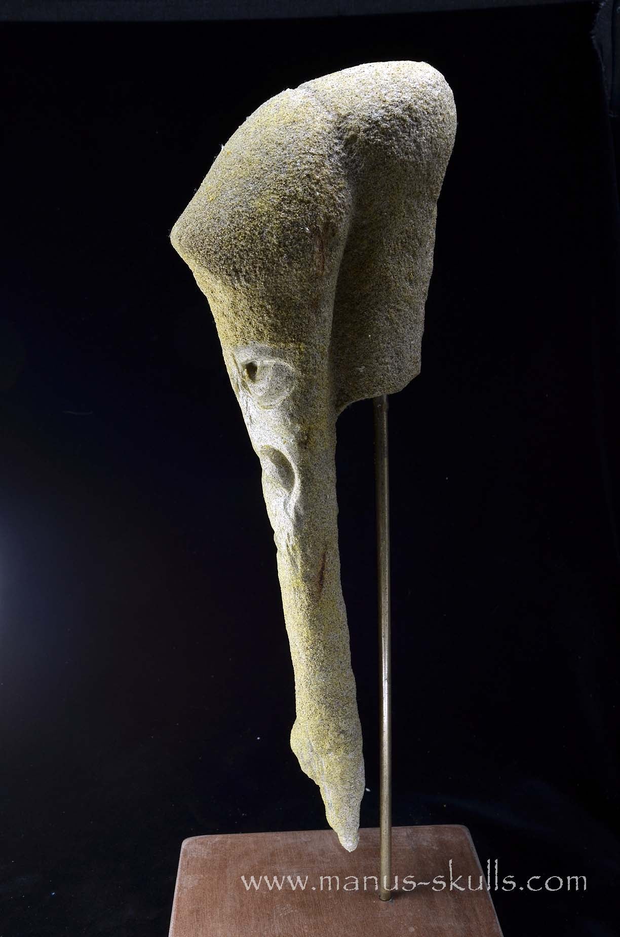 Unique Sandstone Stalactite Tribal Carving