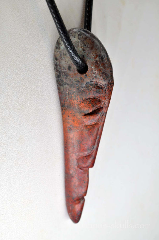 Manus skulls unique Crystal Carvings handmade skulls dragons pendants preseli bluestone tribals spiritual meaning wand Unicorn .. sonora sunrise