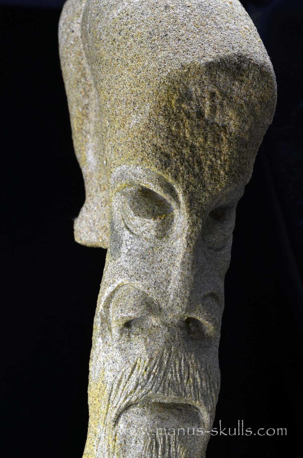 Unique Sandstone Stalactite Tribal Carving