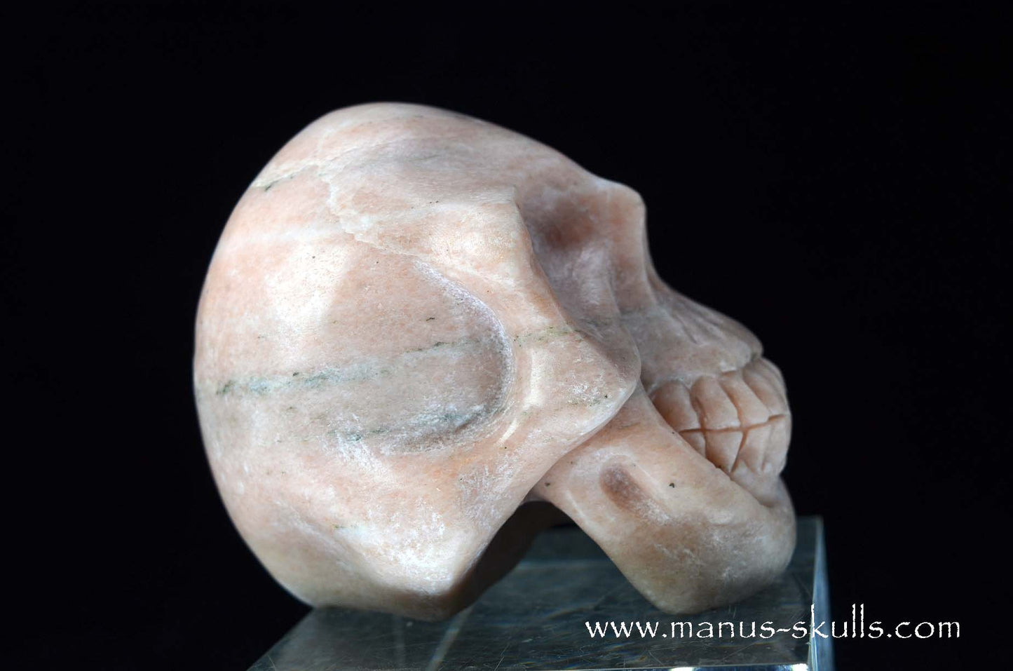Austrian Pink Solker Marble Skull