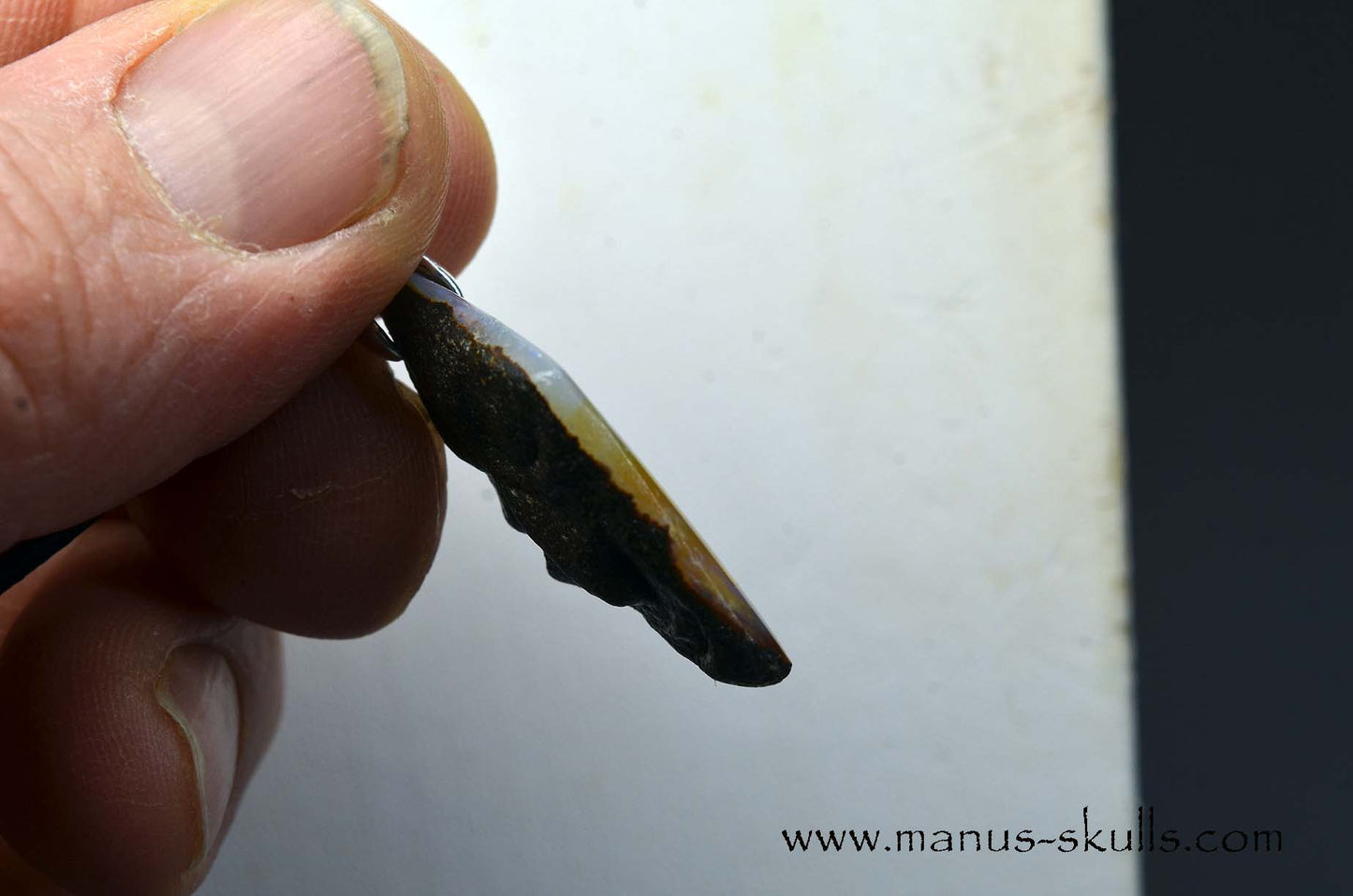 Australian Boulder Opal Tribal Pendant