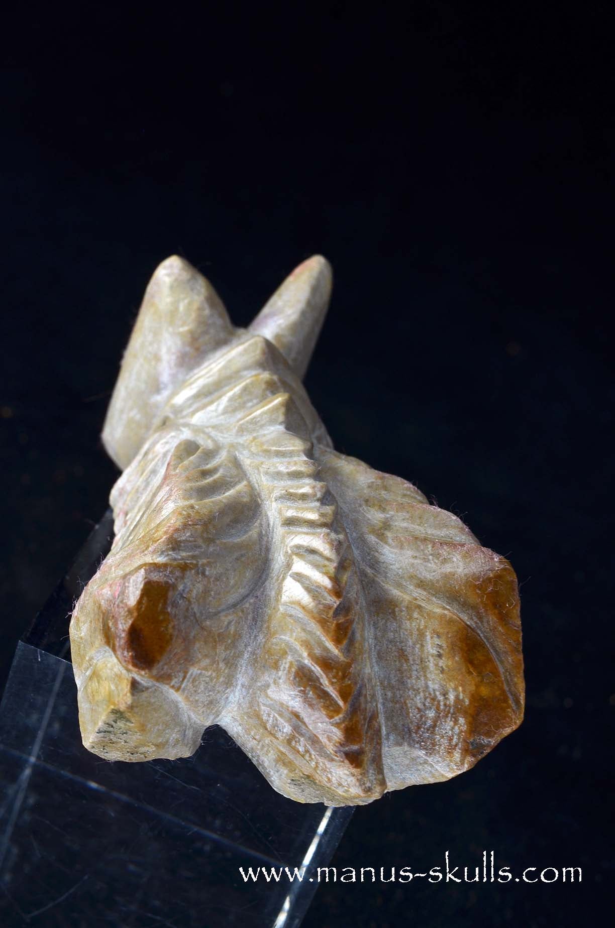 Manus skulls unique Crystal Carvings handmade skulls dragons pendants preseli bluestone tribals spiritual meaning wand Unicorn .. sarsens stone