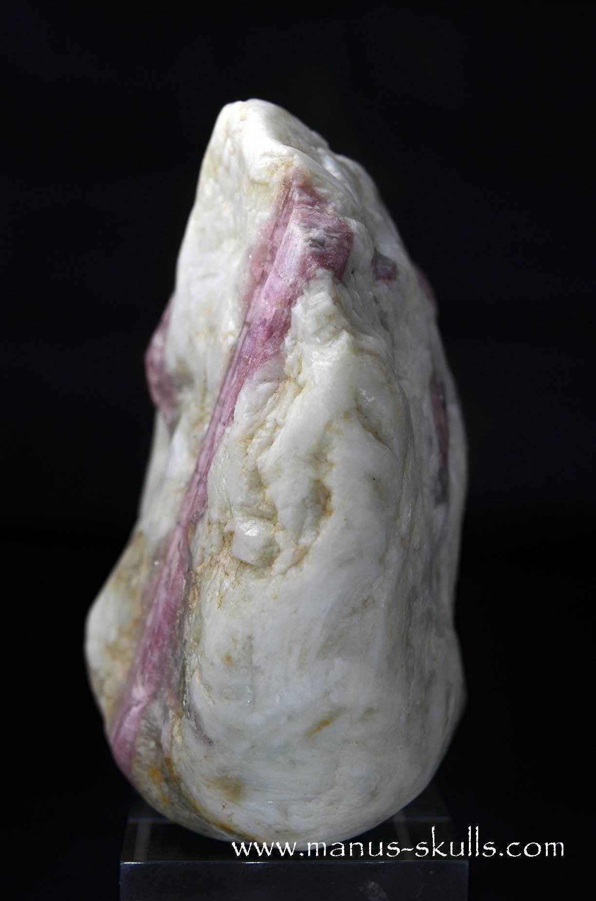 Rubellite ~Pink Tourmalin Skull