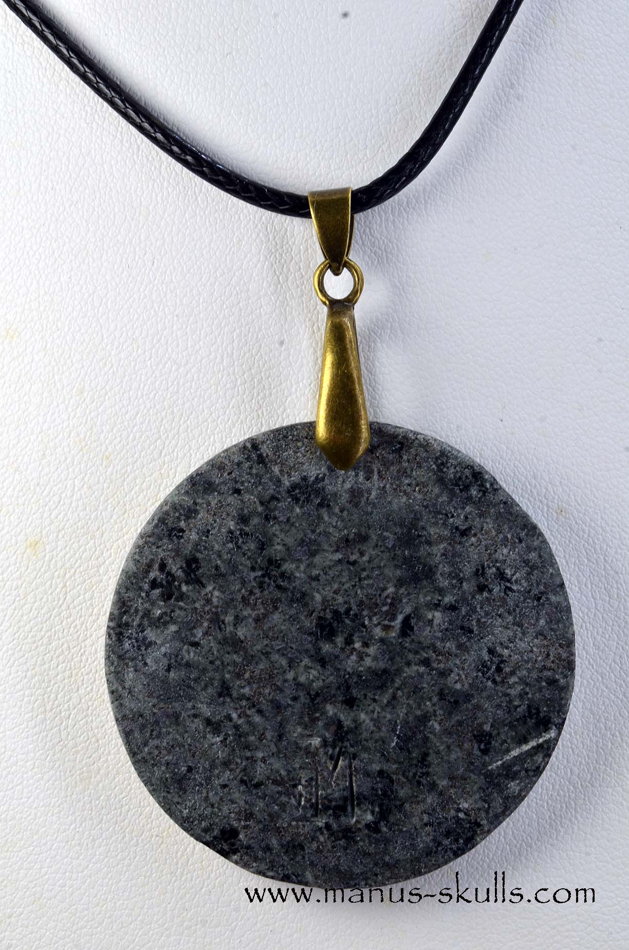 (Un-spotted) Preseli Bluestone Pentacle Pendant