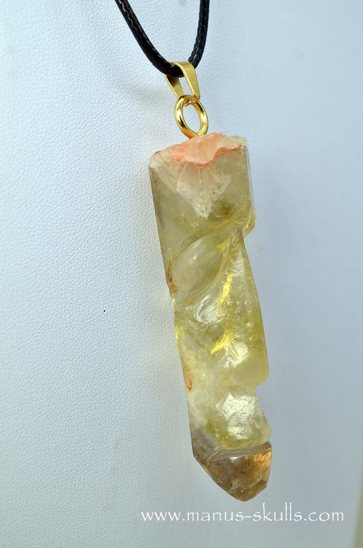 Himalayan CITRINE Tribal pendant