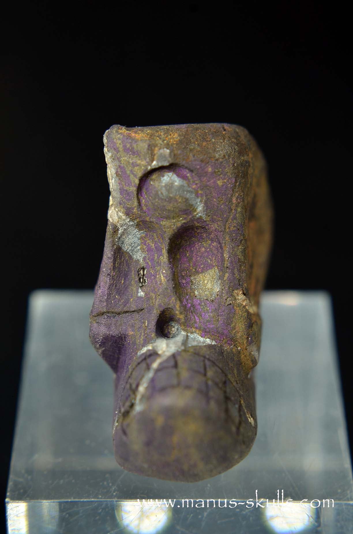 Manus skulls unique Crystal Carvings handmade skulls dragons pendants preseli bluestone tribals spiritual meaning wand Unicorn .. Evolian 2025 purpurite