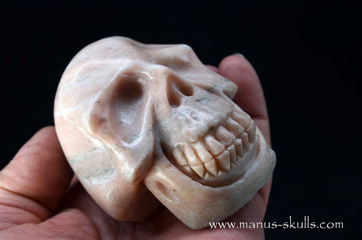 Austrian Pink Solker Marble Skull