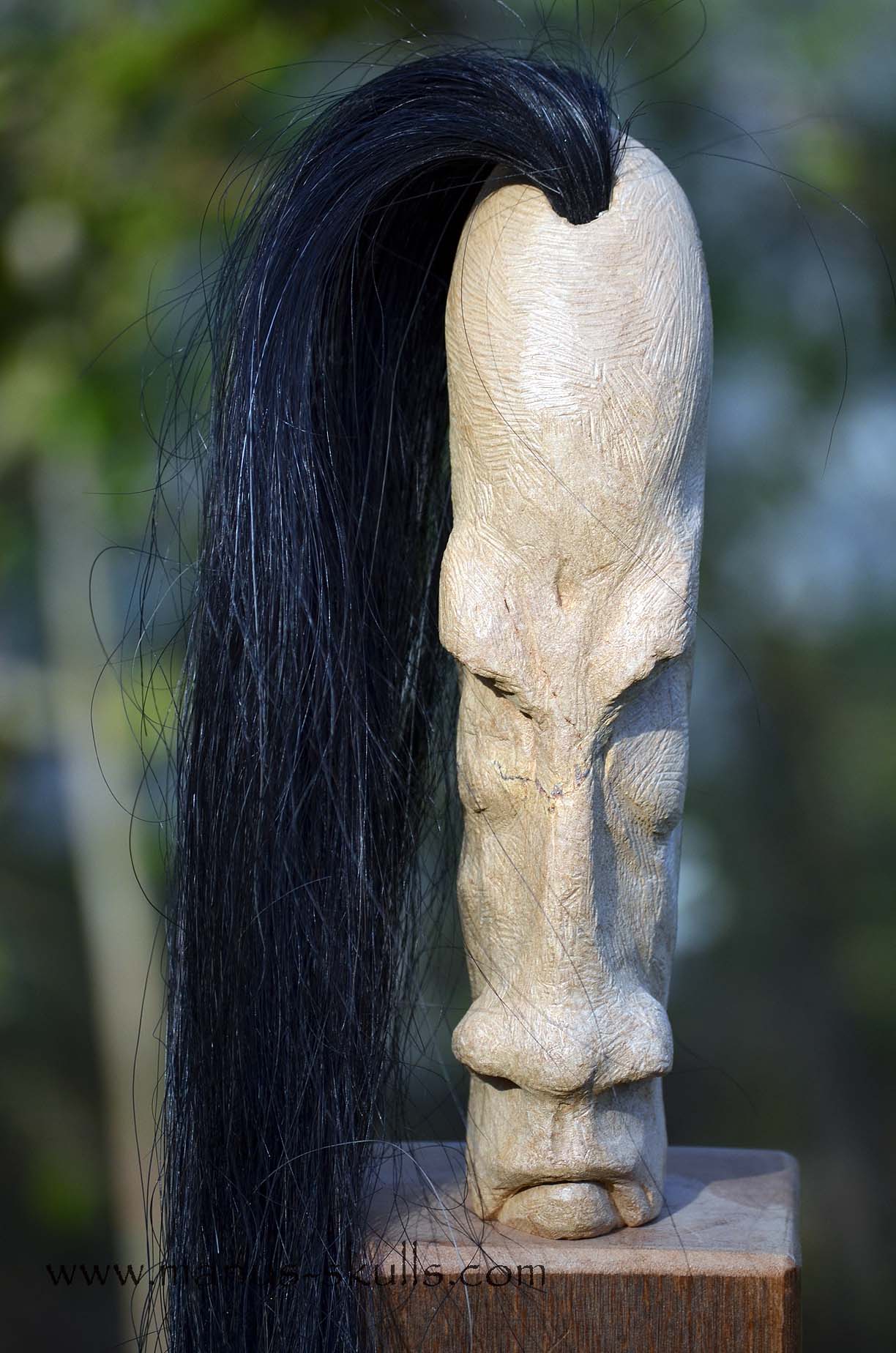 Steatite Tribal Double faced Skull #015