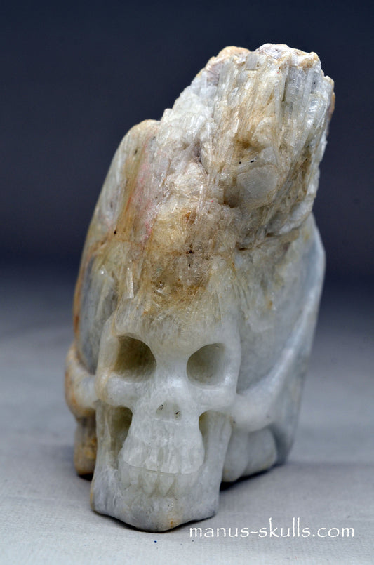 Aquamarine ~ Beryl Skull