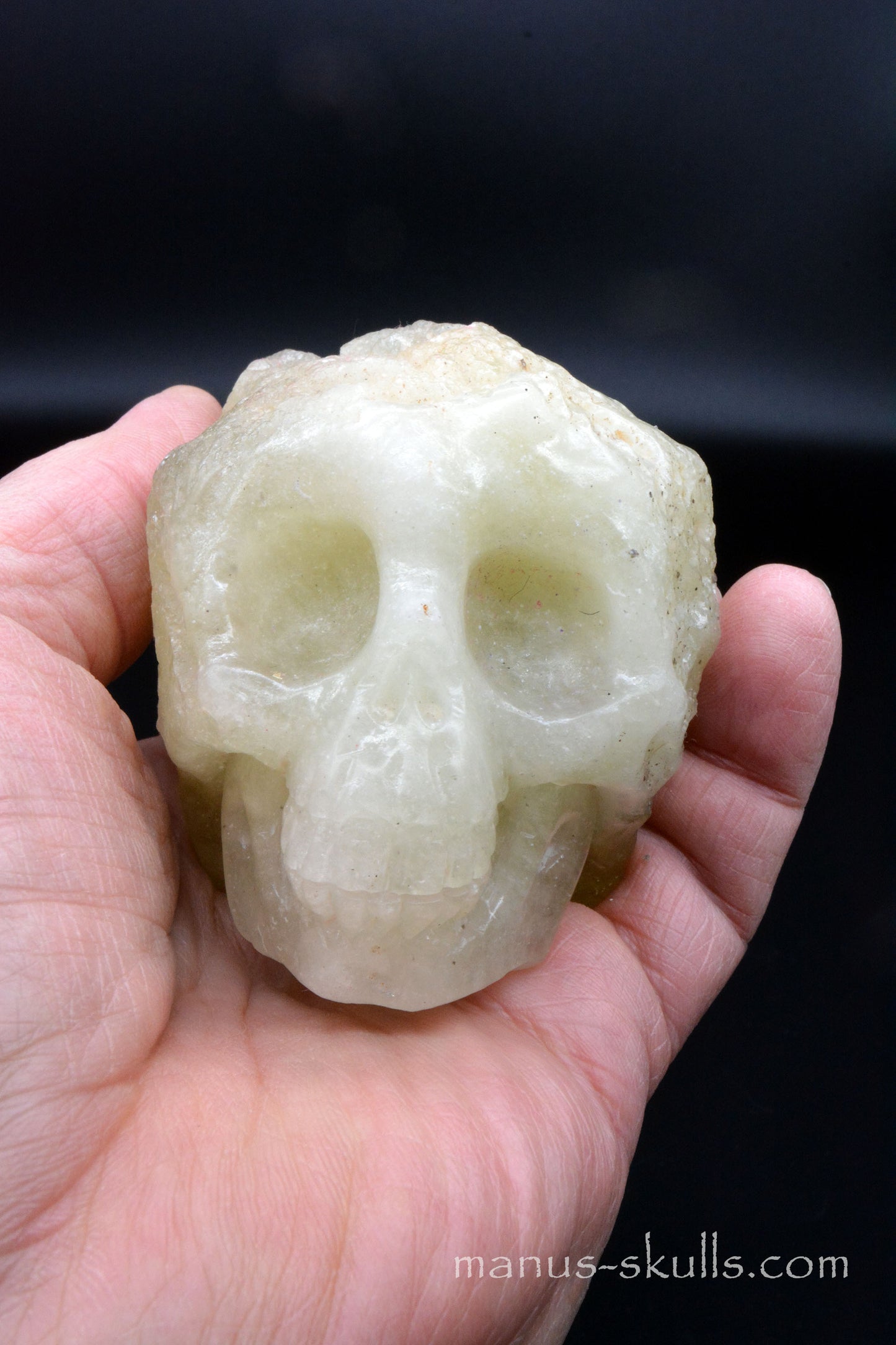 XL Libyan Desert Glass Skull  (289.8 gram)