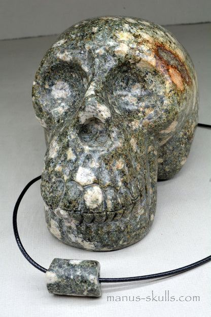 Large Preseli Bluestone Skull with Free Brainstem pendant!