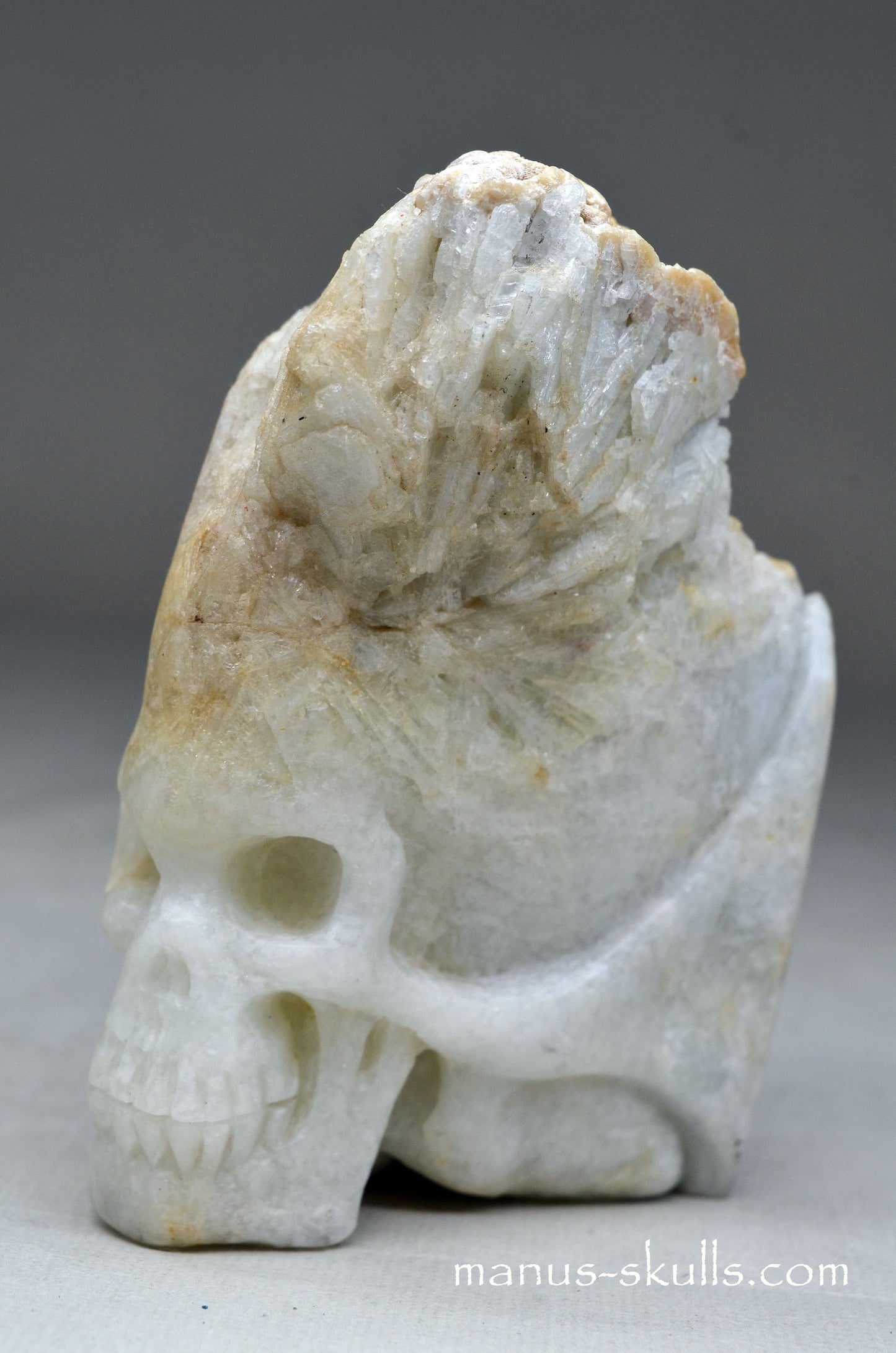 Aquamarine ~ Beryl Skull