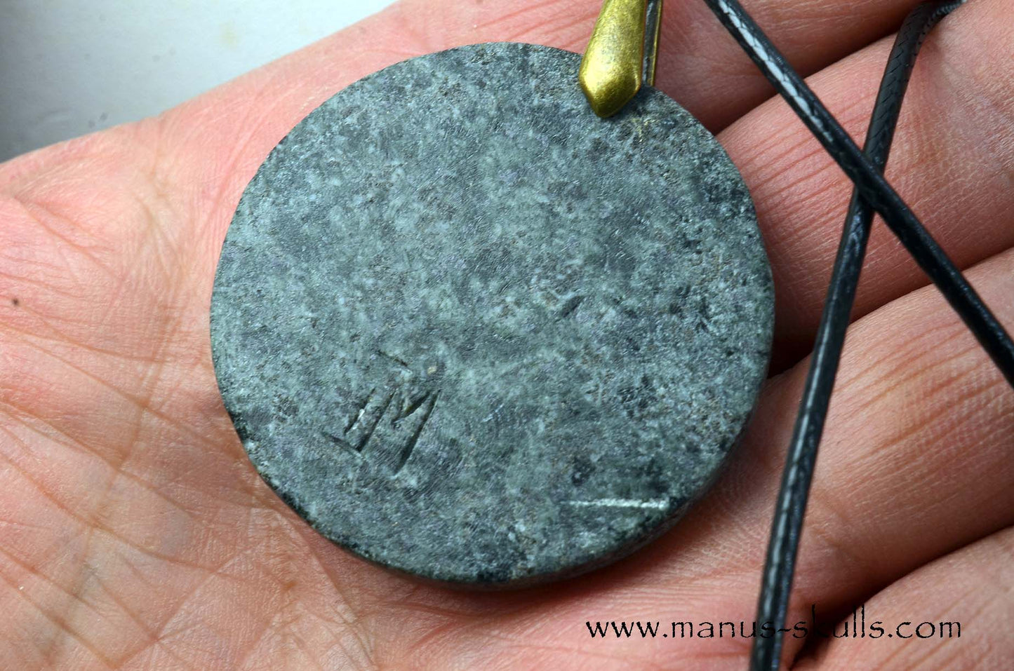(Un-spotted) Preseli Bluestone Pentacle Pendant
