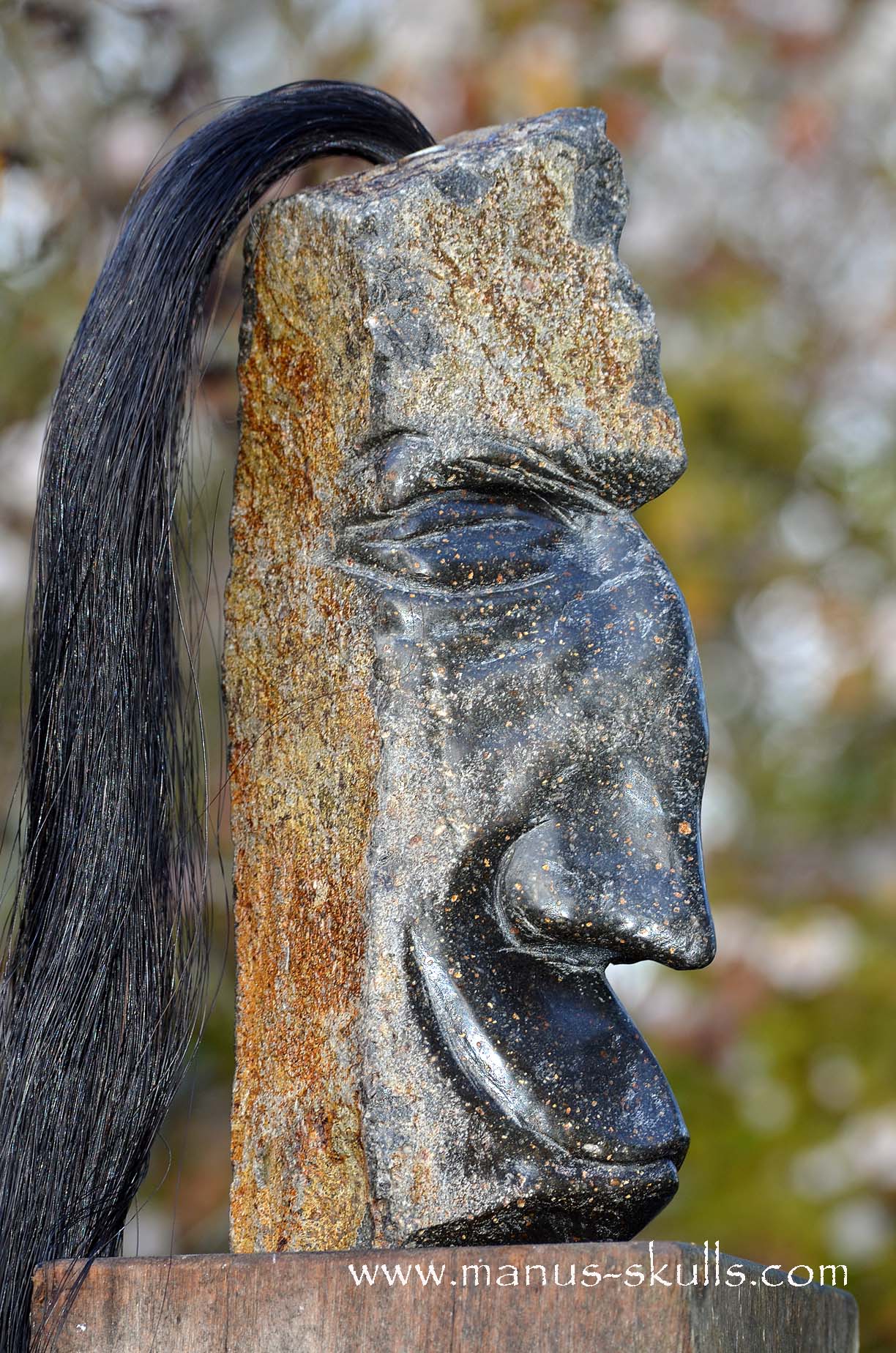 Manus skulls unique Crystal Carvings handmade skulls dragons pendants preseli bluestone tribals spiritual meaning wand Unicorn .. hexagonal basalt