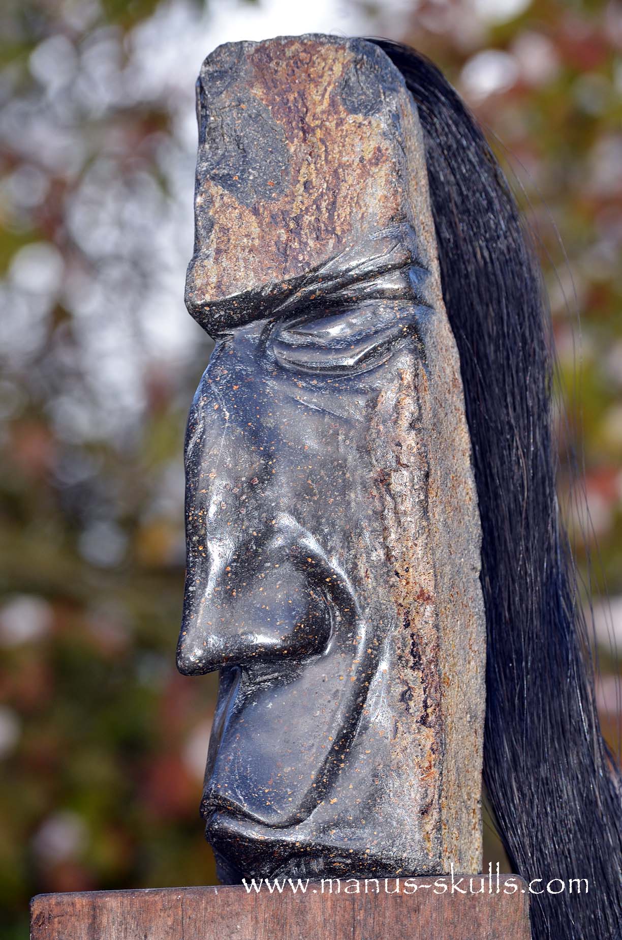 Manus skulls unique Crystal Carvings handmade skulls dragons pendants preseli bluestone tribals spiritual meaning wand Unicorn .. hexagonal basalt