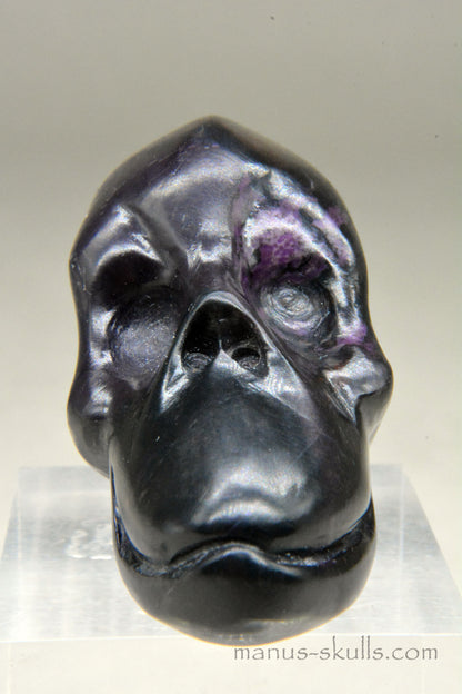 SUGILITE ~ LAVULITE  Manus SKULL 