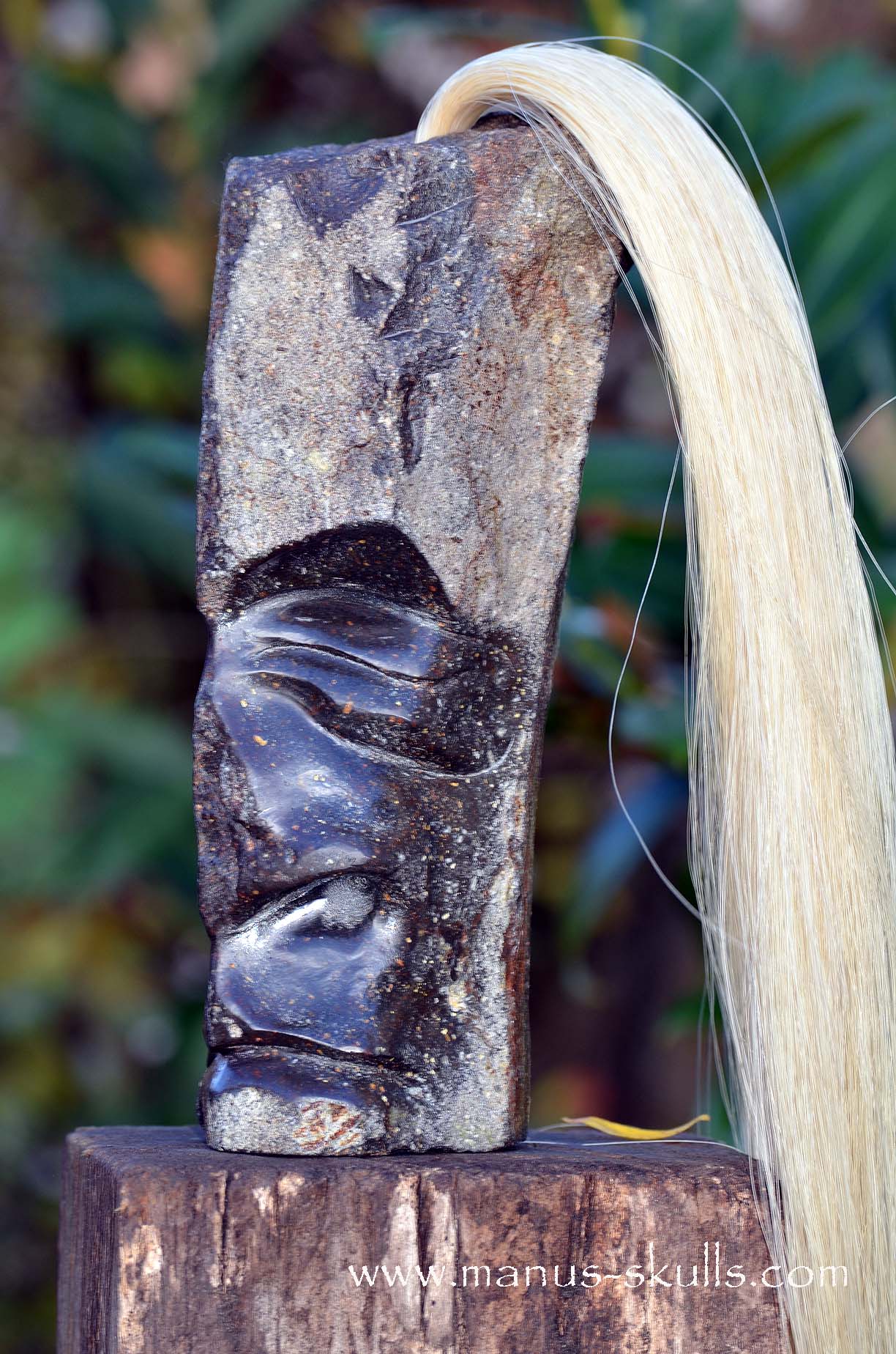 Manus skulls unique Crystal Carvings handmade skulls dragons pendants preseli bluestone tribals spiritual meaning wand Unicorn .. hexagonal basalt