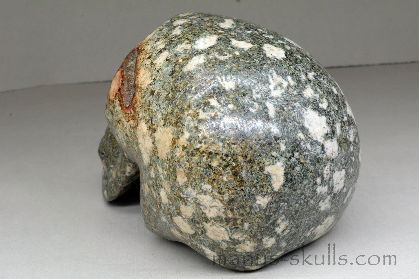 Large Preseli Bluestone Skull with Free Brainstem pendant!