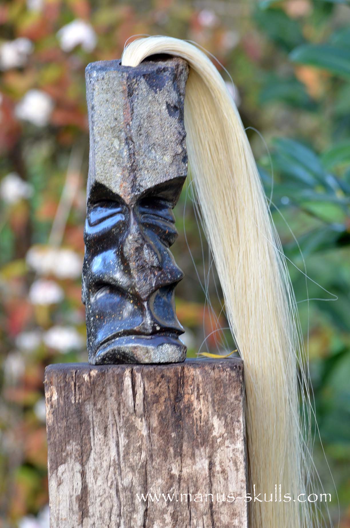 Manus skulls unique Crystal Carvings handmade skulls dragons pendants preseli bluestone tribals spiritual meaning wand Unicorn .. hexagonal basalt