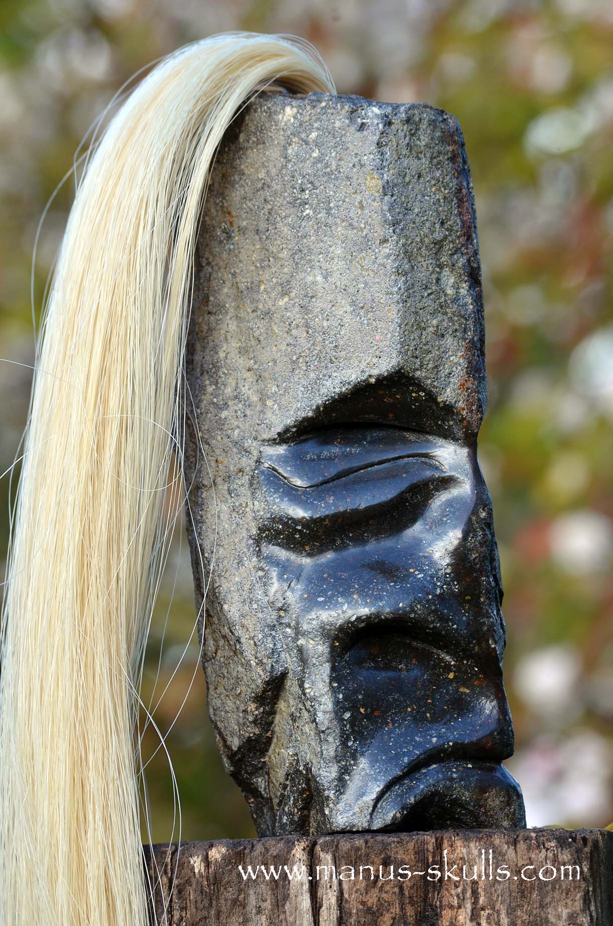 Manus skulls unique Crystal Carvings handmade skulls dragons pendants preseli bluestone tribals spiritual meaning wand Unicorn .. hexagonal basalt