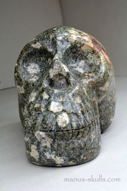 Large Preseli Bluestone Skull with Free Brainstem pendant!