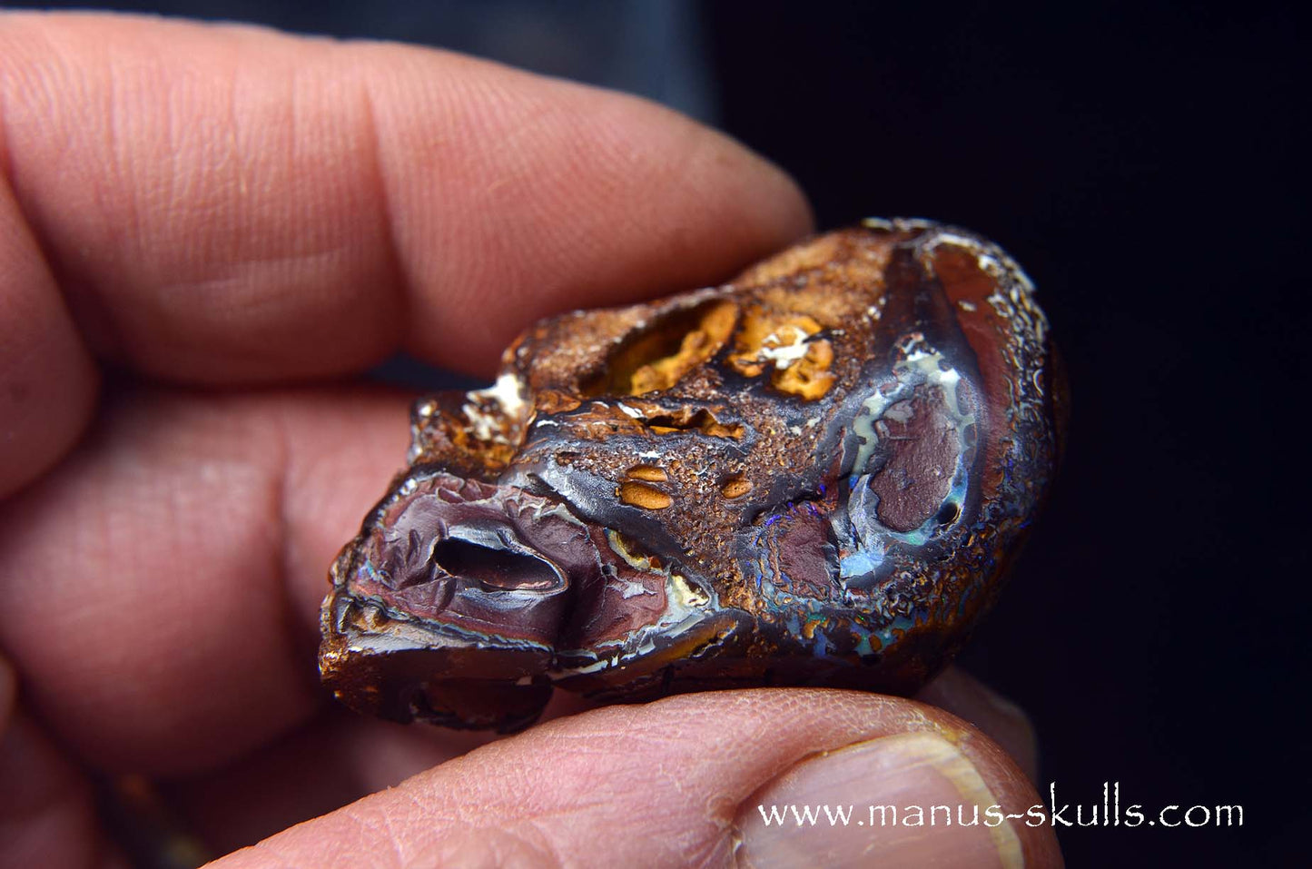 Yowah Nut Opal Skull