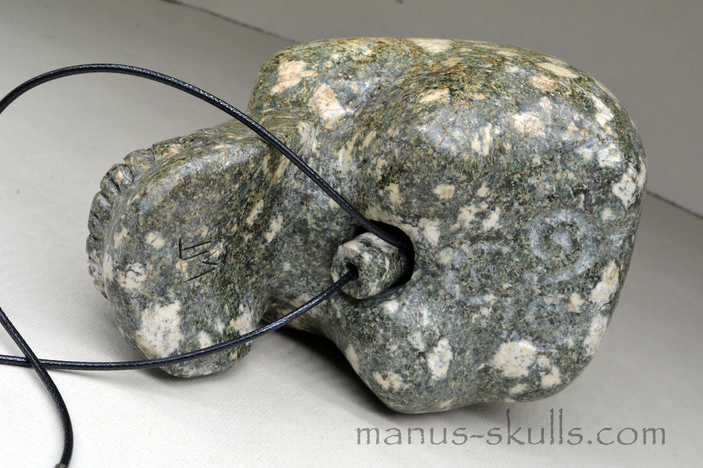 Large Preseli Bluestone Skull with Free Brainstem pendant!