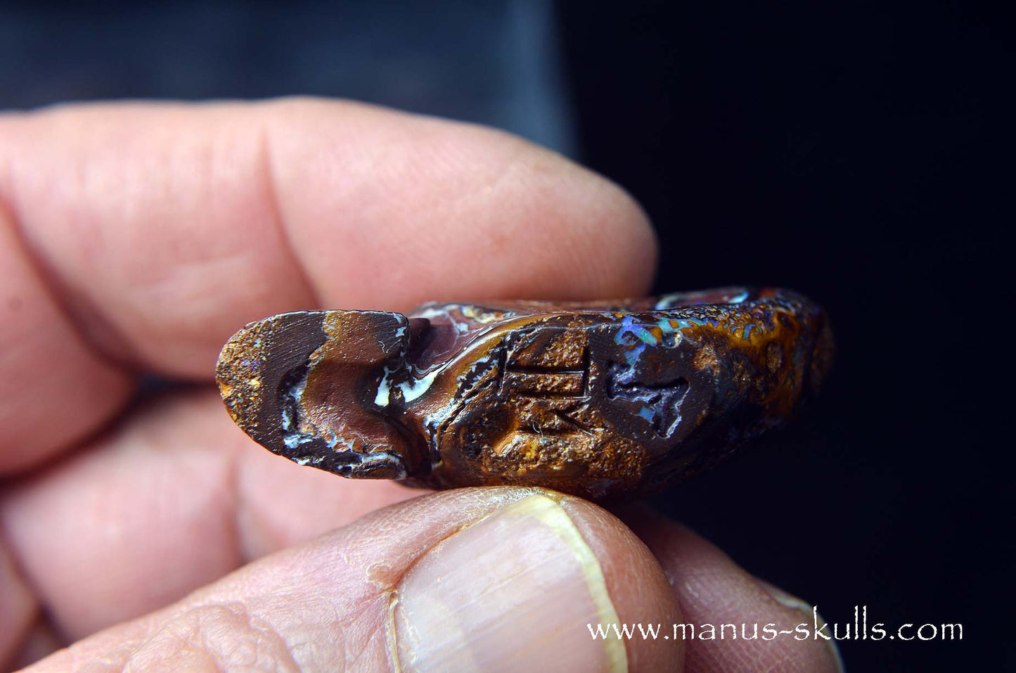 Yowah Nut Opal Skull