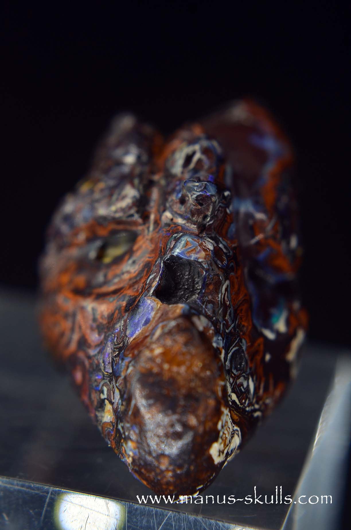 Manus skulls unique Crystal Carvings handmade skulls dragons pendants preseli bluestone tribals spiritual meaning wand Unicorn .. yowah nut opal