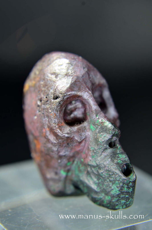 Manus skulls unique Crystal Carvings handmade skulls dragons pendants preseli bluestone tribals spiritual meaning wand Unicorn ..  cuprite blow of life