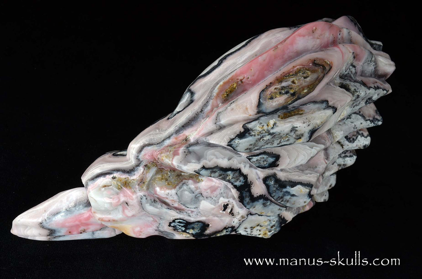 Large Stunning Pink Peruvian Opal Dragon.