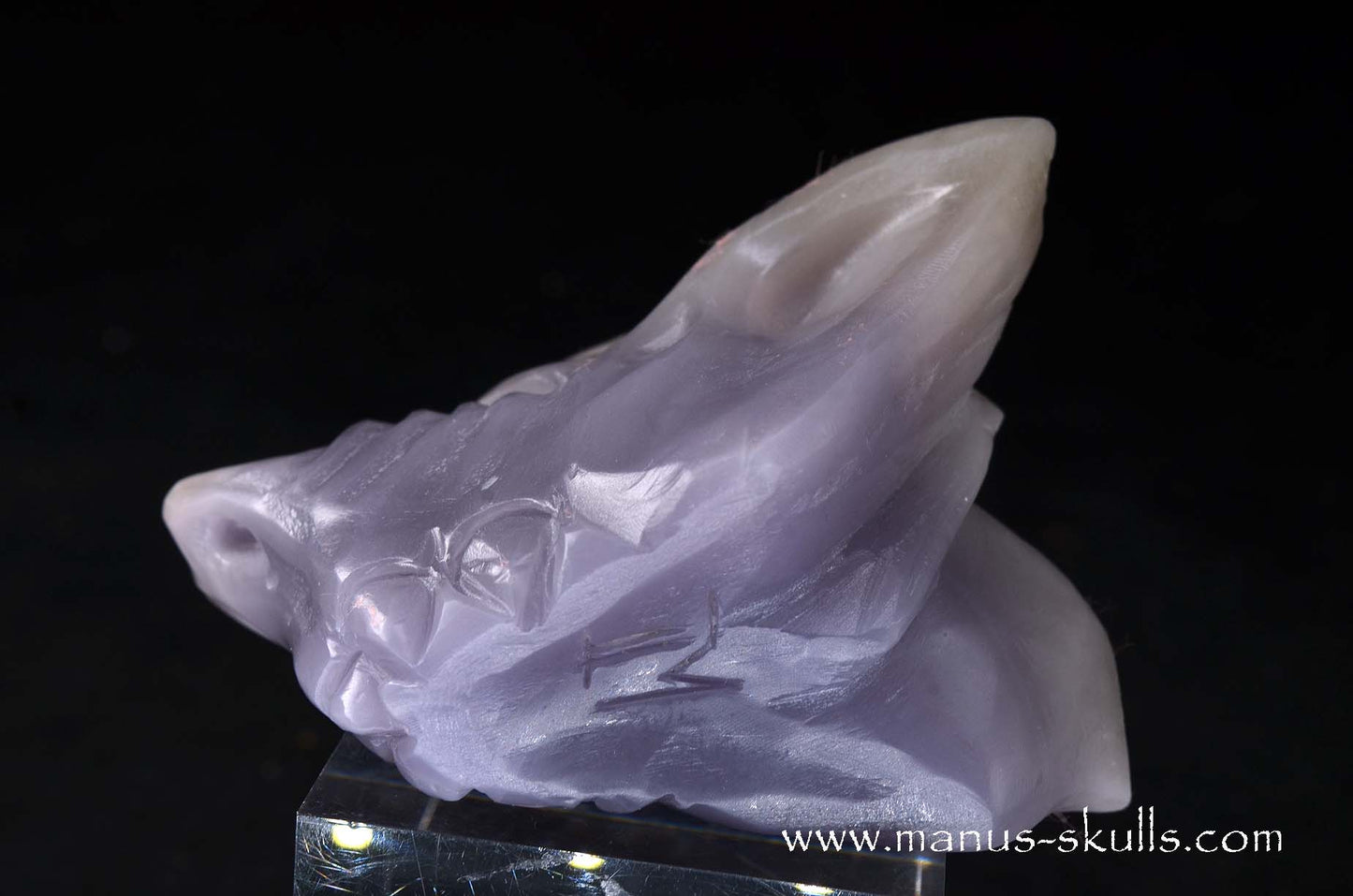 Rare Yttrium Fluorite Lavender Dragon