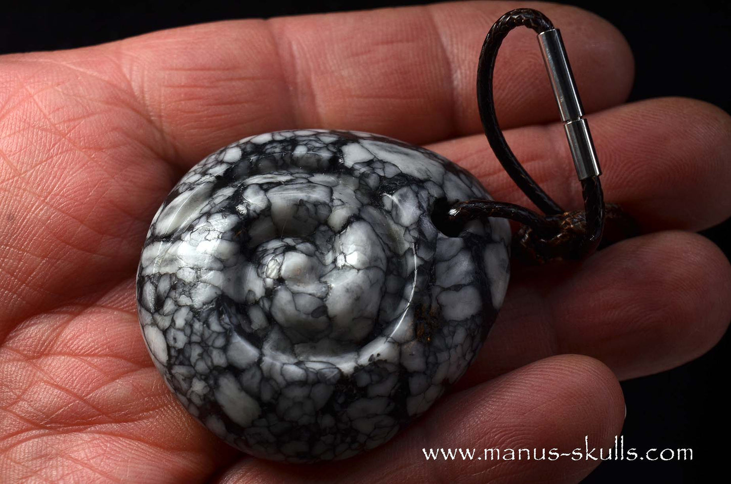 Pinolith Spiral Pendant