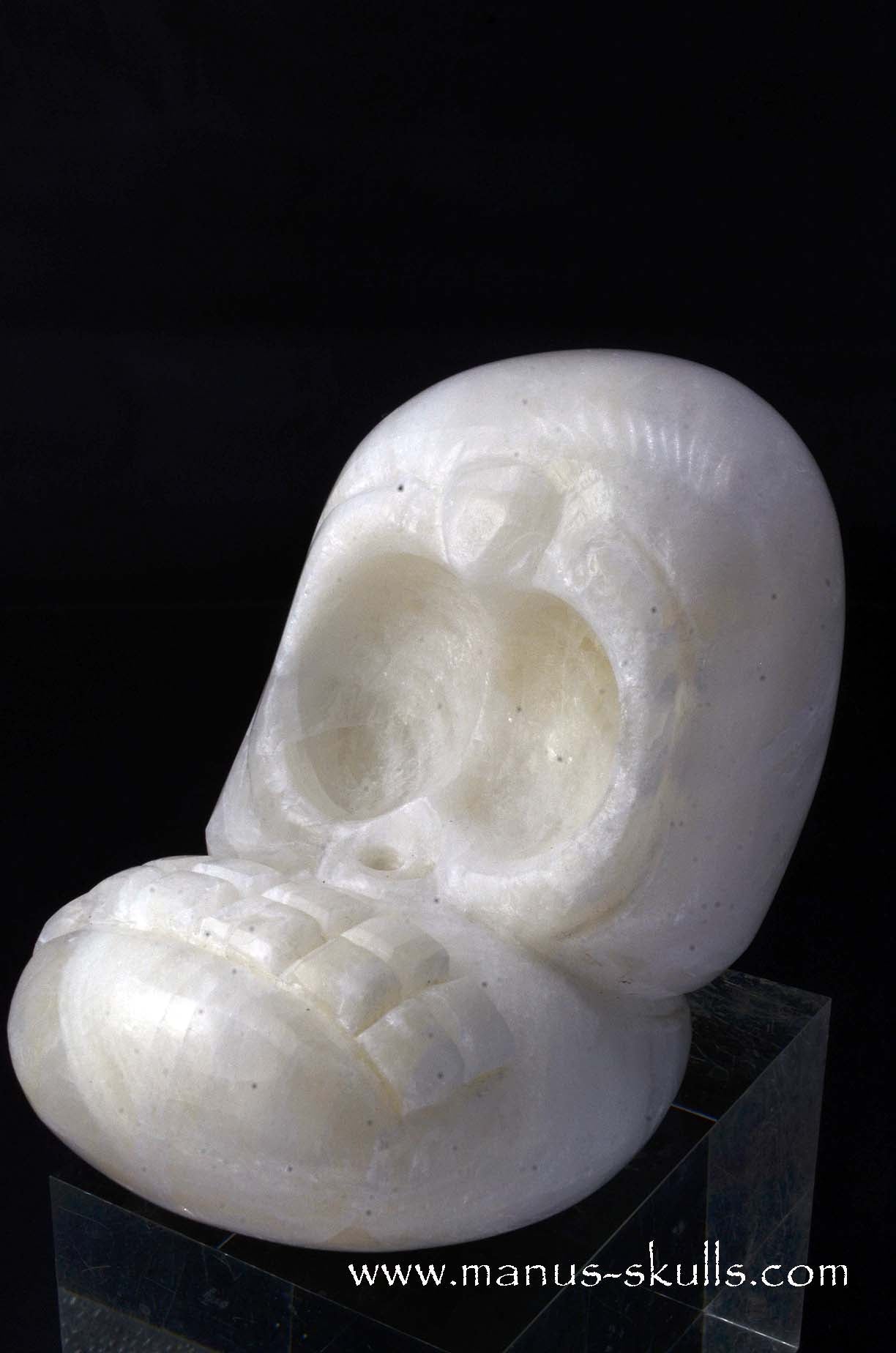 Manus skulls unique Crystal Carvings handmade skulls dragons pendants preseli bluestone tribals spiritual meaning wand Unicorn .. white calcite Evolian 2025