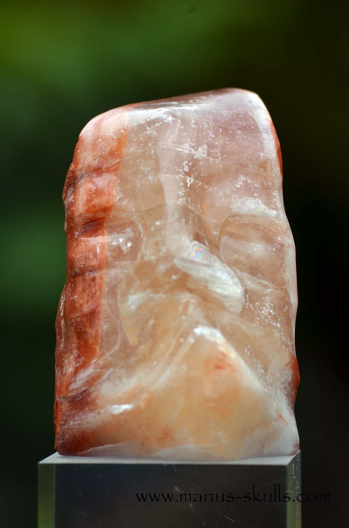 Romanian Calcite Skull character face .....
