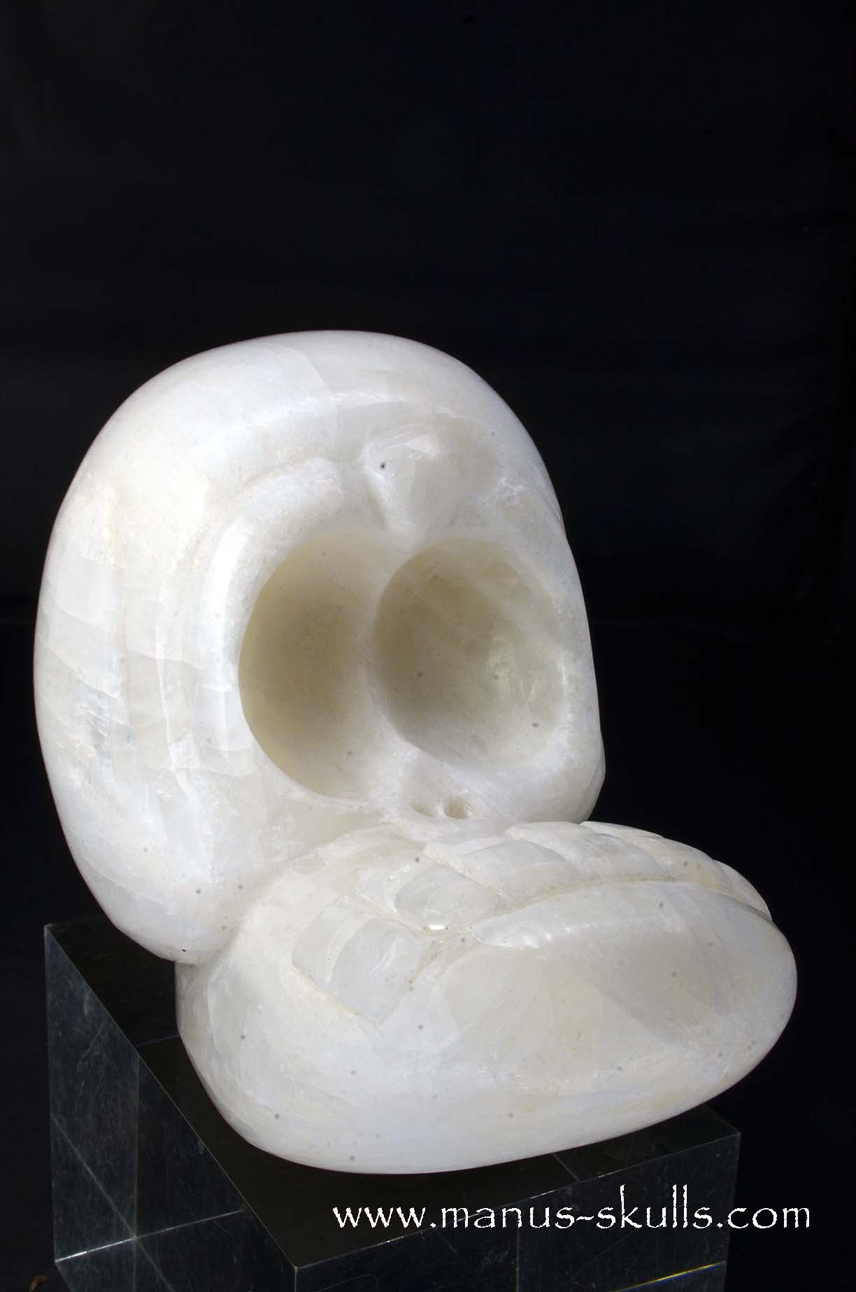 Manus skulls unique Crystal Carvings handmade skulls dragons pendants preseli bluestone tribals spiritual meaning wand Unicorn .. white calcite Evolian 2025