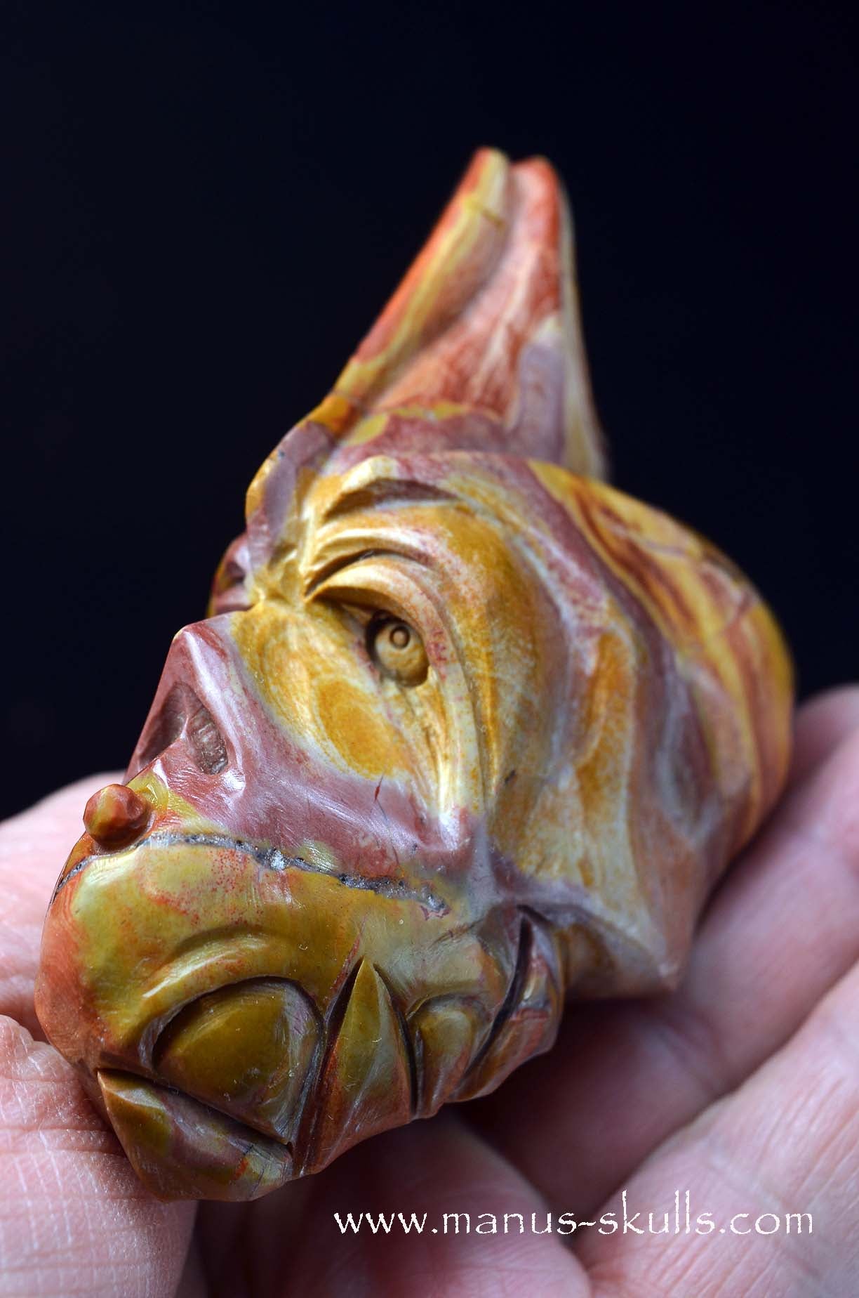 Rainbow Jasper Dragon