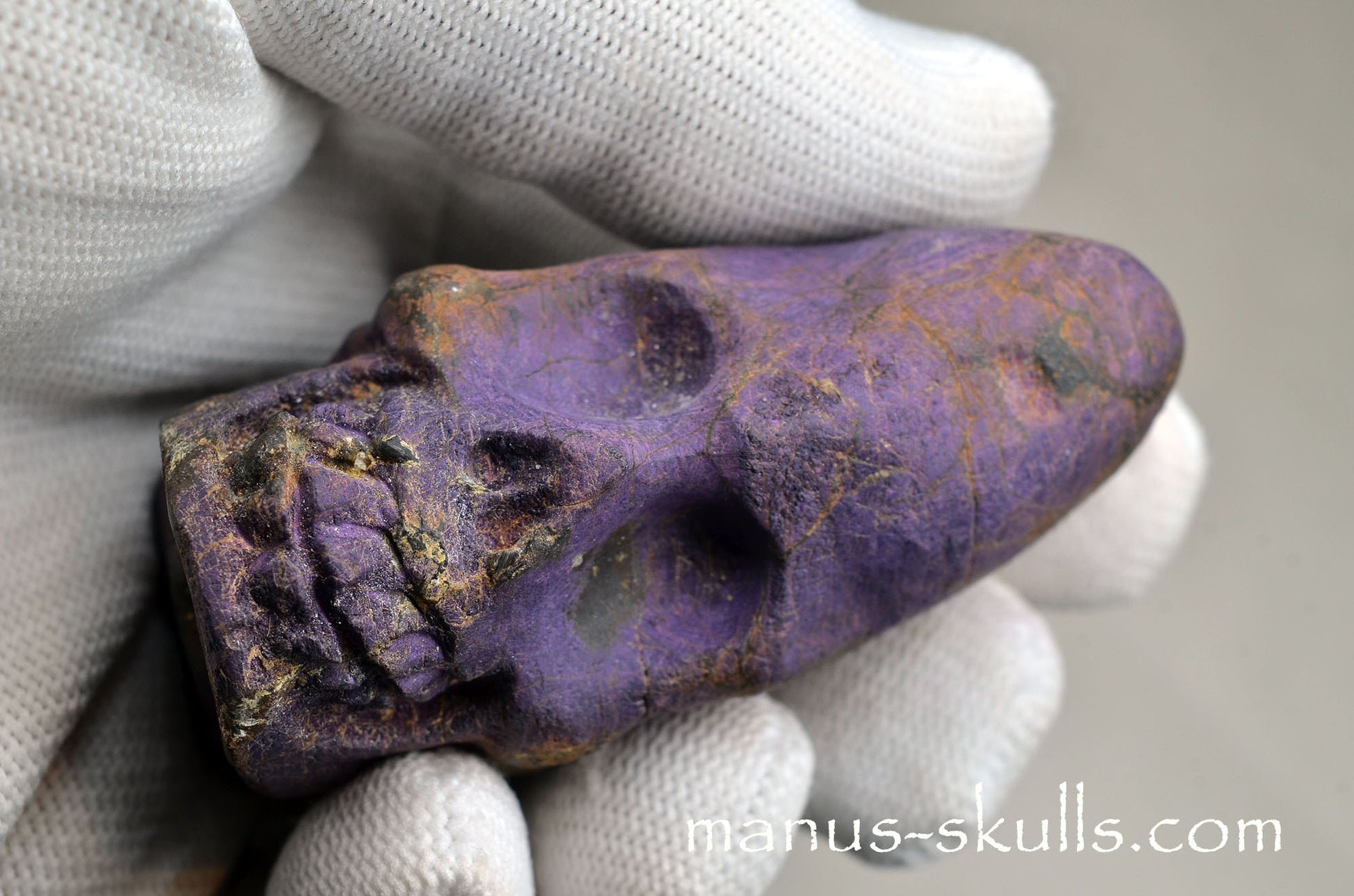 Purpurite Conehead Manus Skull