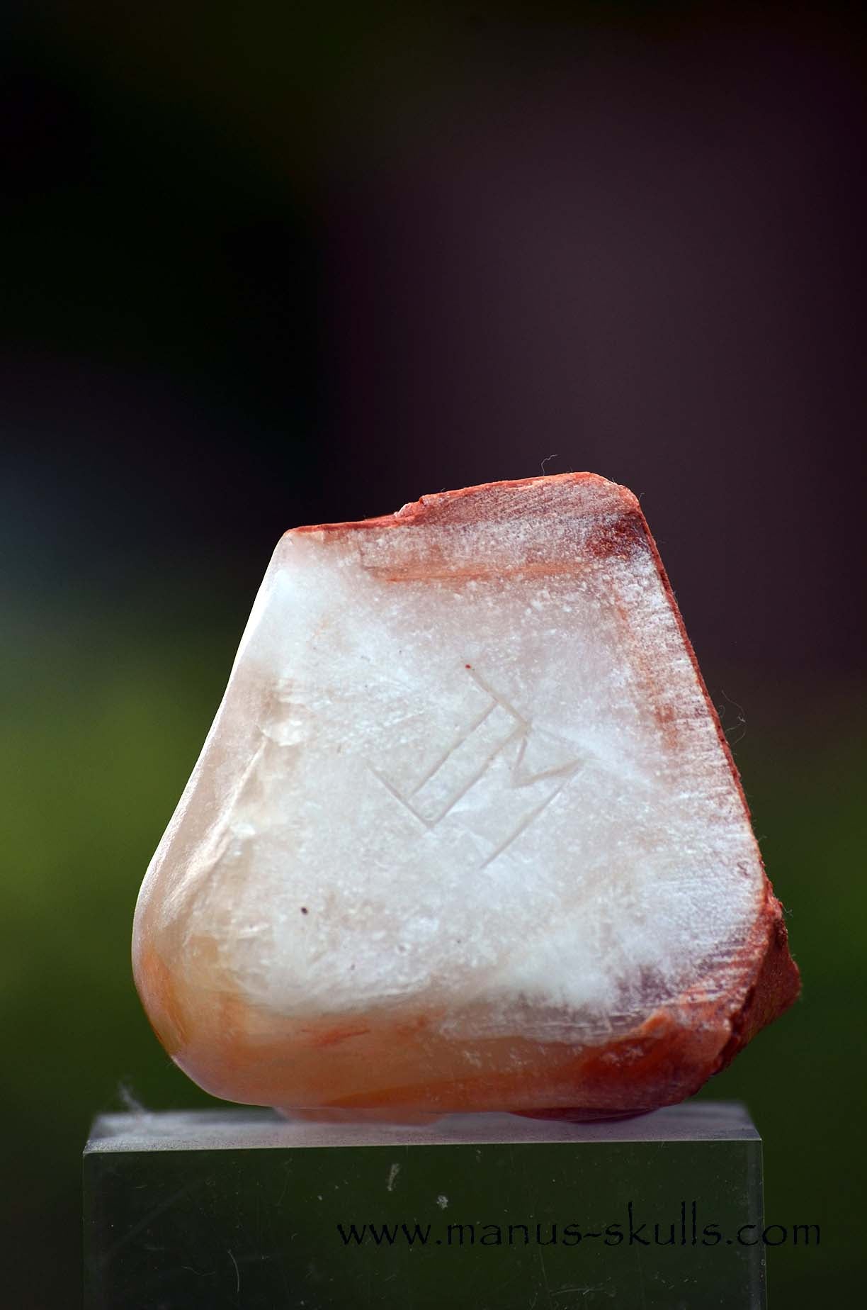 Romanian Calcite Skull character face .....
