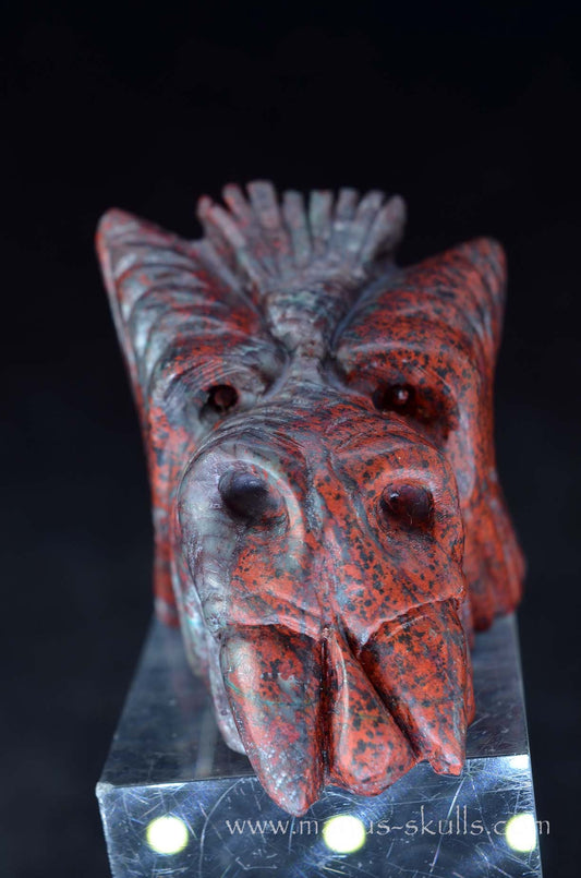 Manus skulls unique Crystal Carvings handmade skulls dragons pendants preseli bluestone tribals spiritual meaning wand Unicorn ..  sonora sunrise