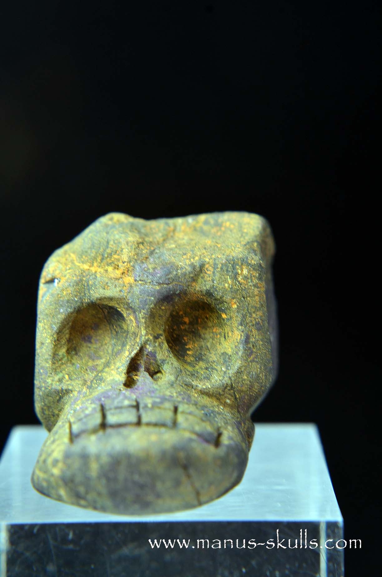 Manus skulls unique Crystal Carvings handmade skulls dragons pendants preseli bluestone tribals spiritual meaning wand Unicorn .. Evolian 2025 purpurite