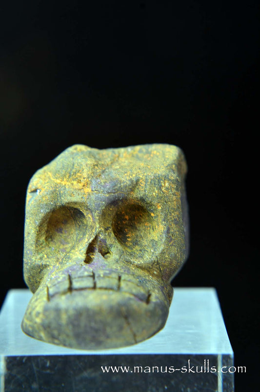 Manus skulls unique Crystal Carvings handmade skulls dragons pendants preseli bluestone tribals spiritual meaning wand Unicorn .. Evolian 2025 purpurite