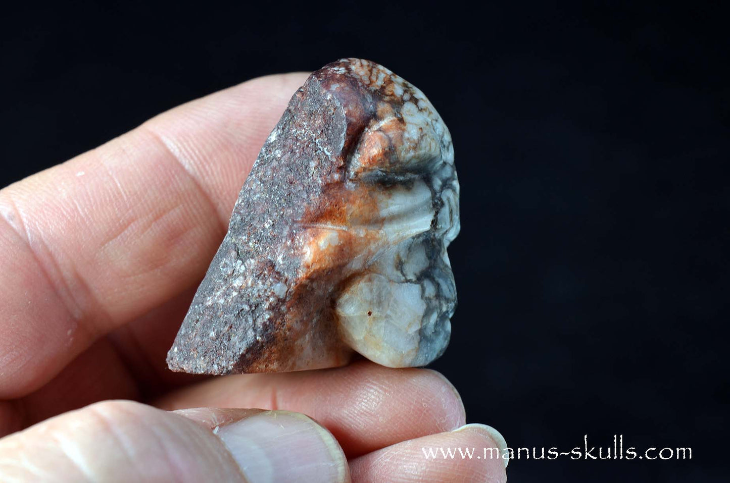 Eagle Eye Quartz Character Skull Face