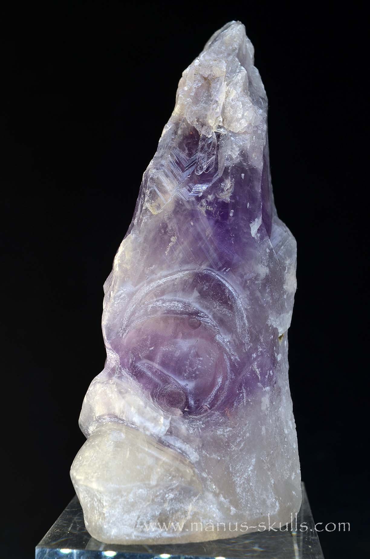 Phantom Amethyst Tribal Skull face.